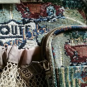 Cute Route 66 6 travelers satchel